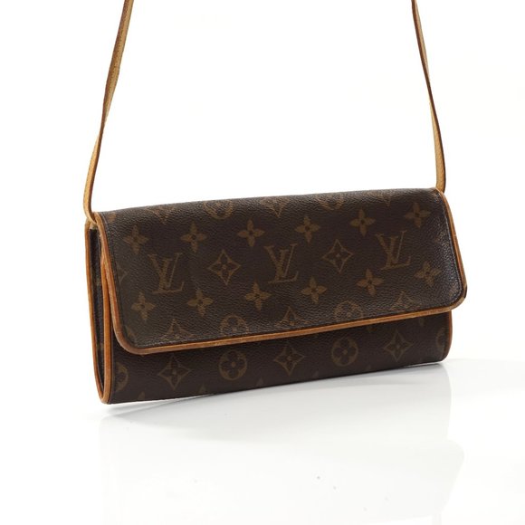 Auth Louis Vuitton Pochette Twin Gm #6925L22 - Picture 4 of 14